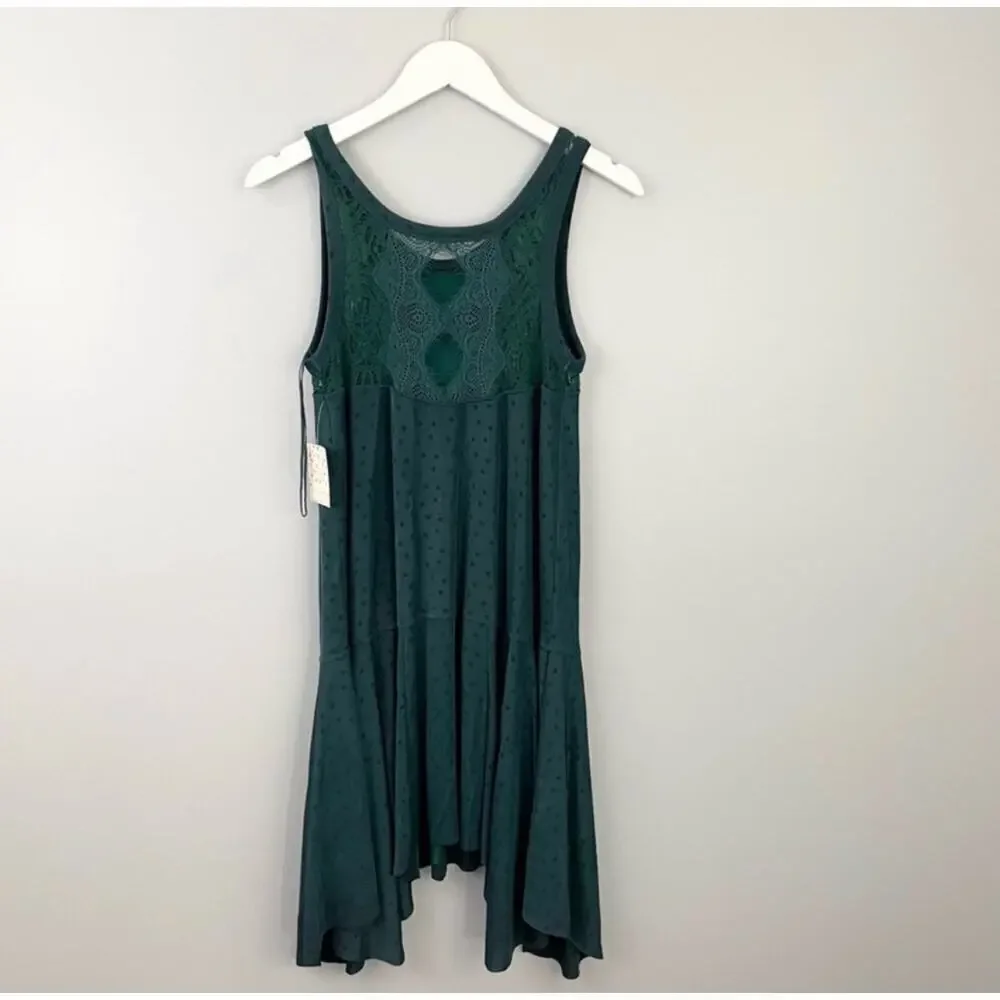 Free People NWT Make it Count Jade Dress